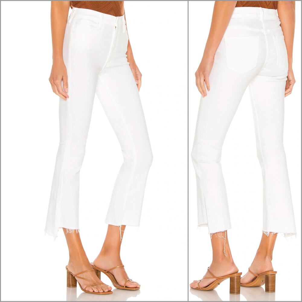 Mother denim The insider crop step fray fairest of them all sz 27